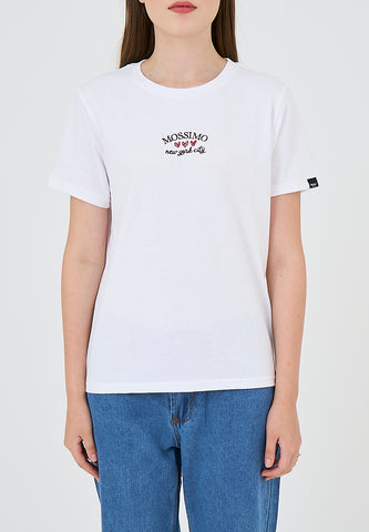 Mossimo Claire White Classic Fit Tee