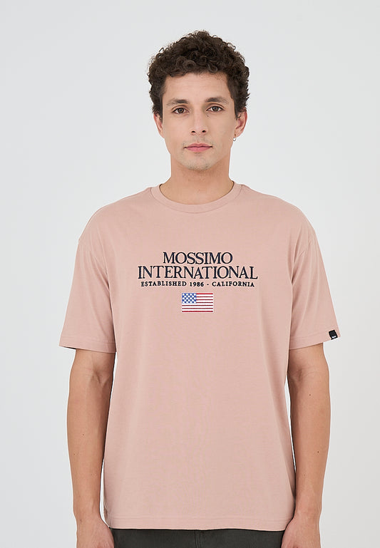 Mossimo Carlo Light Pink Urban Fit Tee