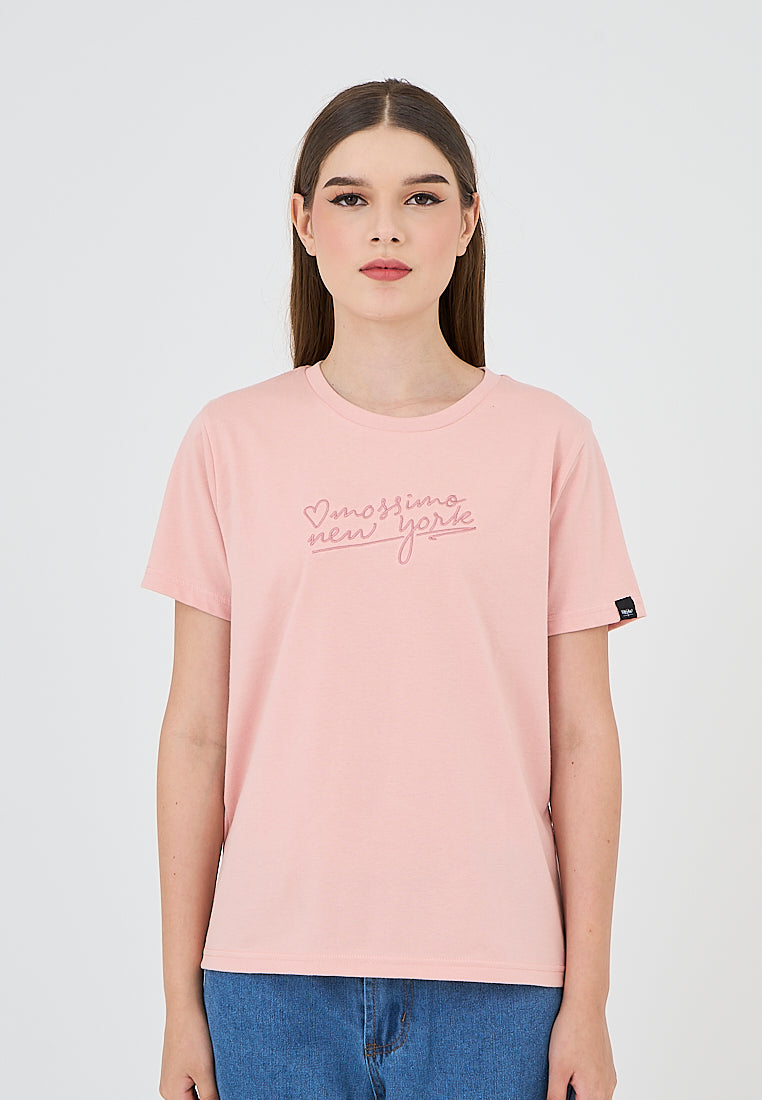 Mosimo Anna Light Pink Classic Fit Tee