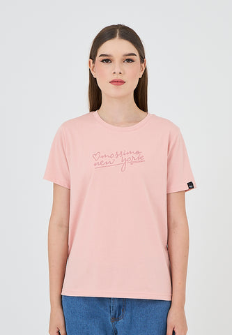 Mosimo Anna Light Pink Classic Fit Tee
