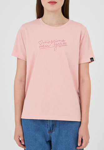 Mosimo Anna Light Pink Classic Fit Tee