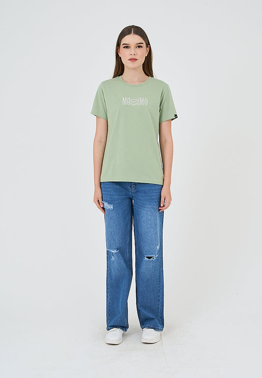 Mossimo Joanna Sage Green Classic Fit Tee