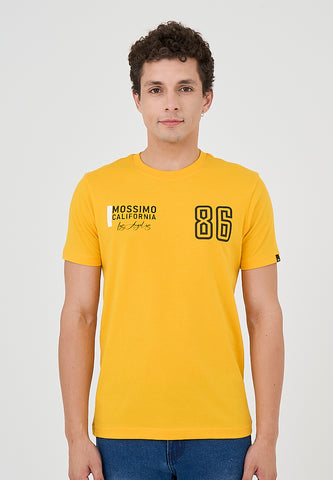 Mossimo Vince Yellow Muscle Fit Tee