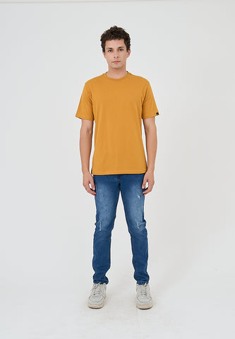 Mossimo Killian Mustard Yellow Comfort Fit Tee