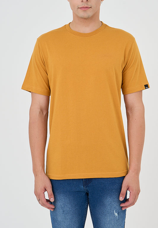 Mossimo Killian Mustard Yellow Comfort Fit Tee