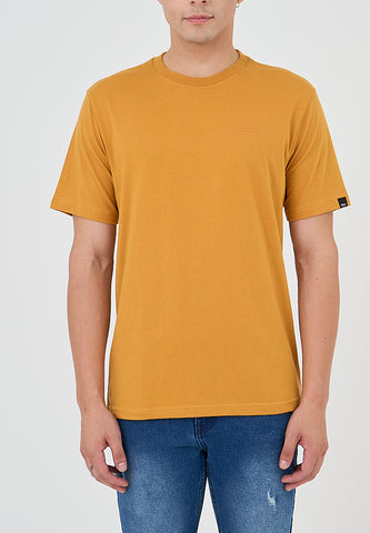 Mossimo Killian Mustard Yellow Comfort Fit Tee