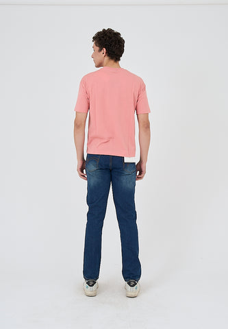 Mossimo Achilles Light Pink Urban Fit Tee