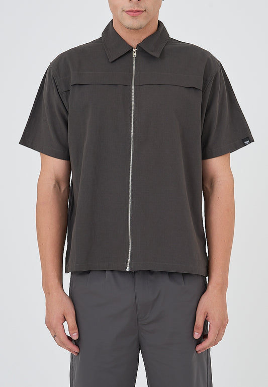 Mossimo Jr Dark Gray Short Sleeves Top