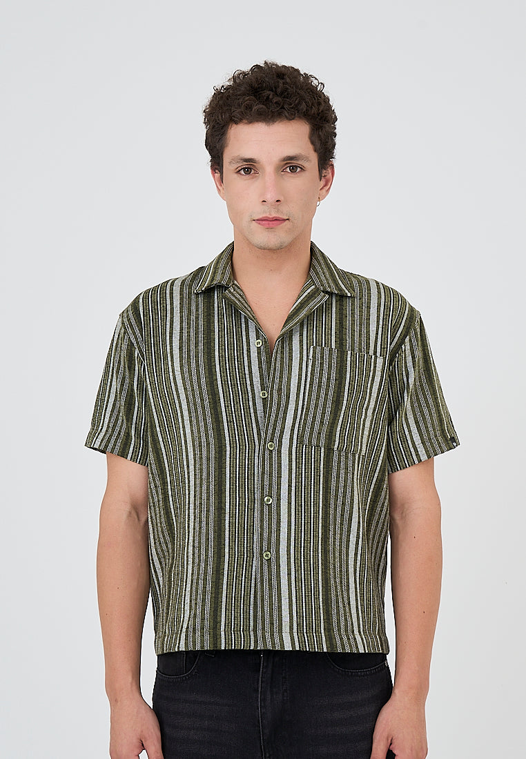 Mossimo Miro Green Oversized Short Sleeves Top