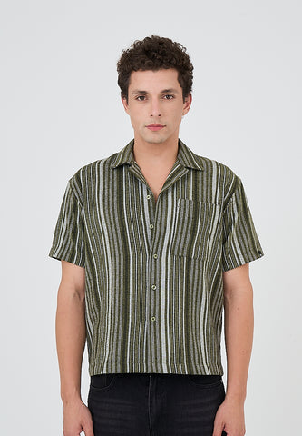Mossimo Miro Green Oversized Short Sleeves Top