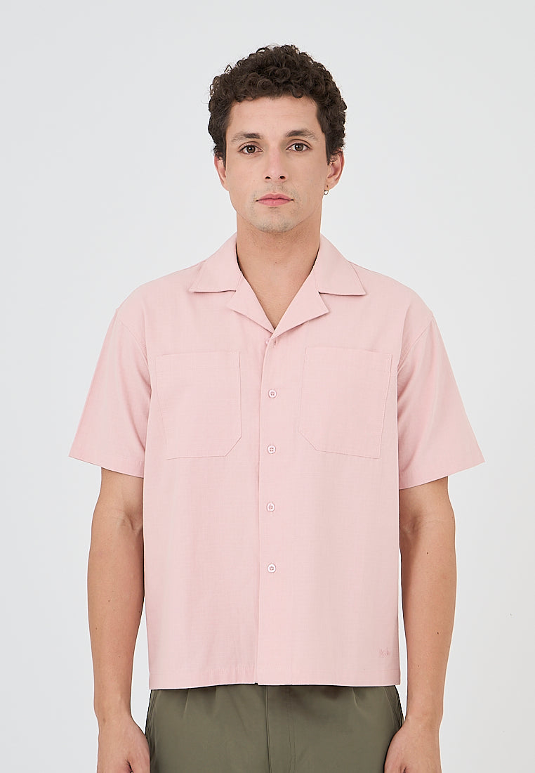 Mossimo Rency Clay Oversized Woven Short Sleeves