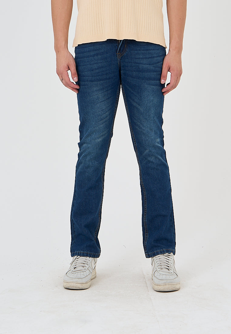 Mossimo Zaldy Dark Indigo Slim Straight Mid Rise Jeans