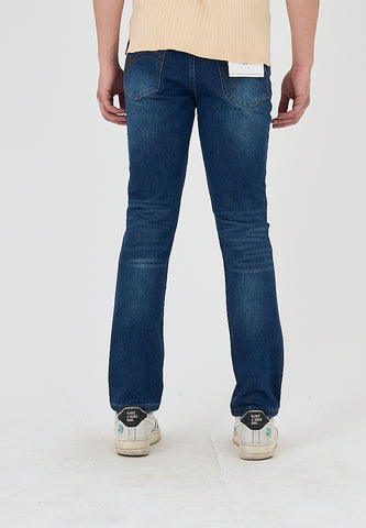 Mossimo Zaldy Dark Indigo Slim Straight Mid Rise Jeans