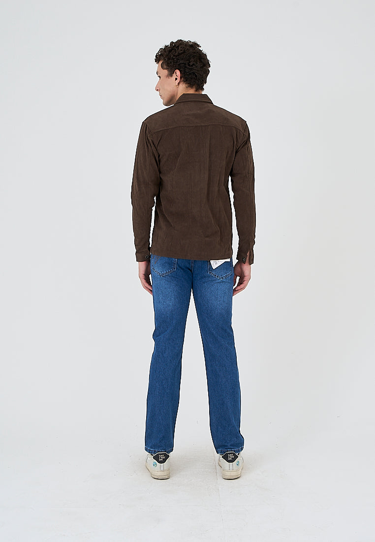 Mossimo Brixton Brown Comfort Fit Corduroy Jacket