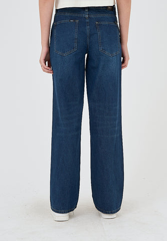 Mossimo Olivia Dark Blue Loose Fit Low Rise Jeans