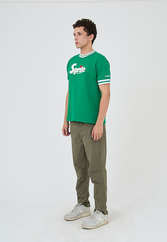 Mossimo Zarrick Fern Green Sprite Round Neck Urban Shirt
