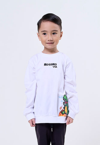 Mossimo Kids Caelen White Graphic Pullover and Pants Set