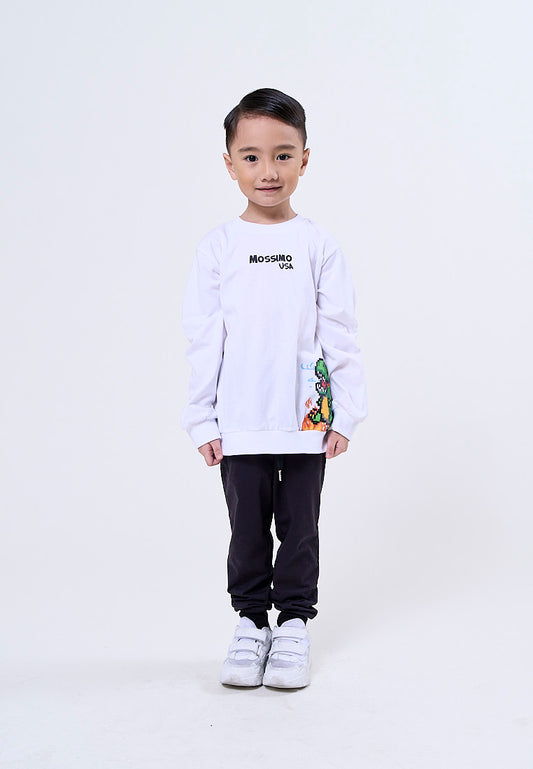 Mossimo Kids Caelen White Graphic Pullover and Pants Set