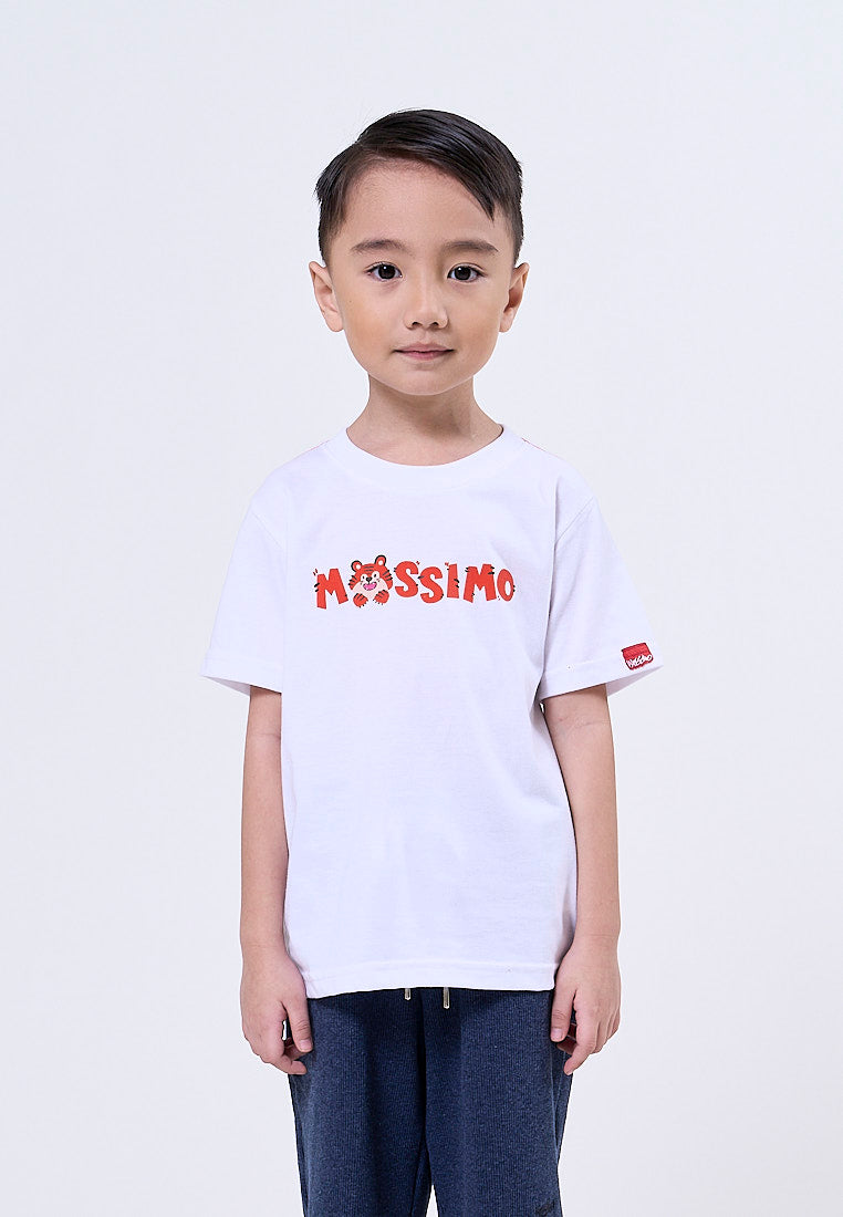 Mossimo Kids Alexie White Regular Round Neck Tshirt