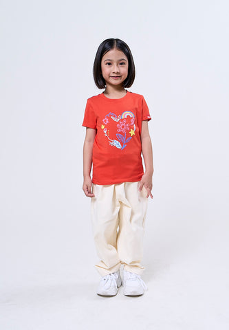 Mossimo Kids Lucia Flame Scarlet Regular Tshirt