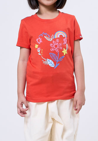 Mossimo Kids Lucia Flame Scarlet Regular Tshirt