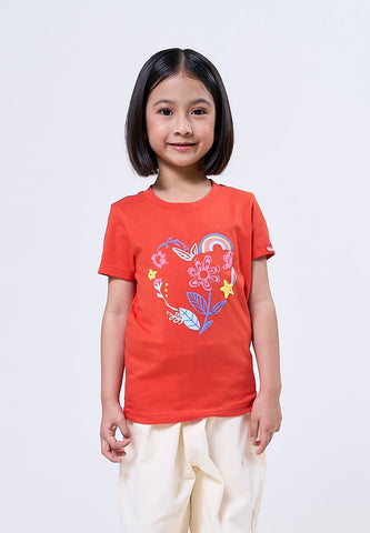 Mossimo Kids Lucia Flame Scarlet Regular Tshirt