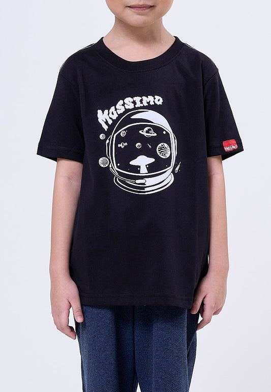 Mossimo Kids Jaxson Black Round Neck Regular Tshirt