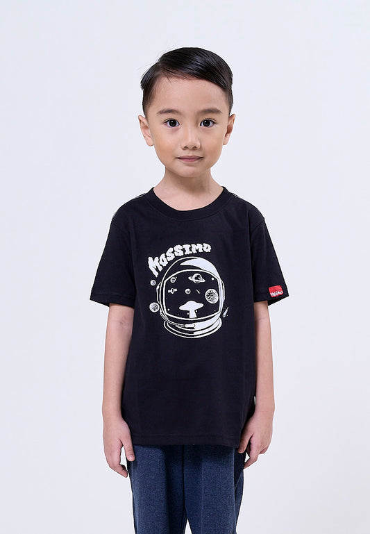 Mossimo Kids Jaxson Black Round Neck Regular Tshirt