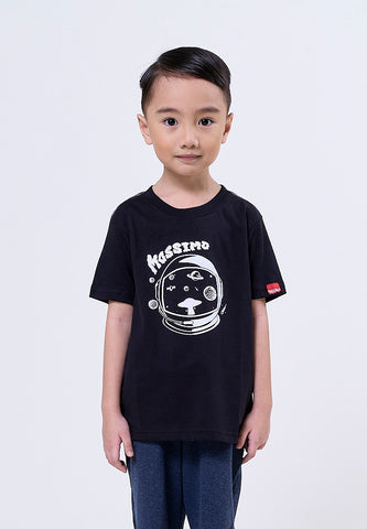 Mossimo Kids Jaxson Black Round Neck Regular Tshirt