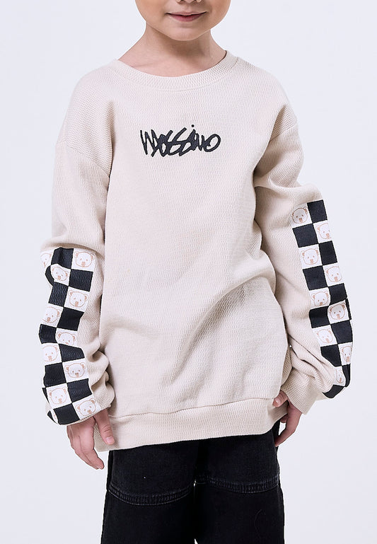 Mossimo Kids Tom Light Beige Pullover For Boys