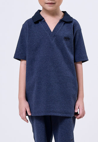 Mossimo Kids Renzie Black Rib Knit Top and Shorts Set