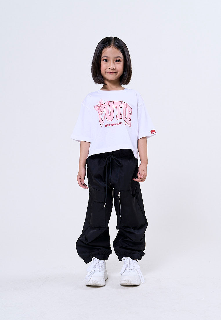 Mossimo Kids Louise White Loose Cropped Tshirt
