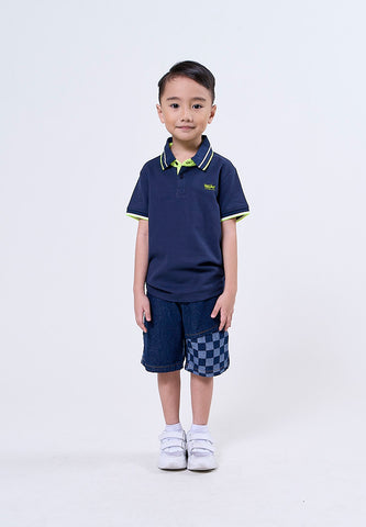 Mossimo Kids Jack Dark Blue Regular Polo Shirt