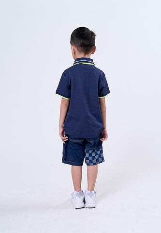Mossimo Kids Jack Dark Blue Regular Polo Shirt