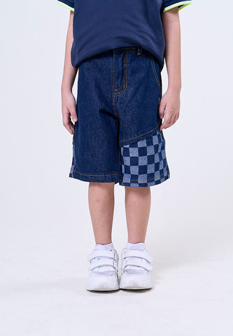Mossimo Kids Peter Denim Shorts with Race Pattern
