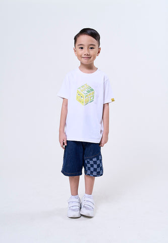 Mossimo Kids Spongebob Pristine White Unisex Tshirt