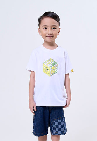 Mossimo Kids Spongebob Pristine White Unisex Tshirt