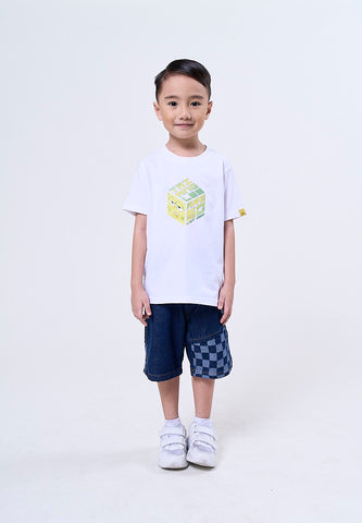 Mossimo Kids Spongebob Pristine White Unisex Tshirt
