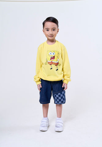 Mossimo Kids Blazing Yellow Spongebob Pullover