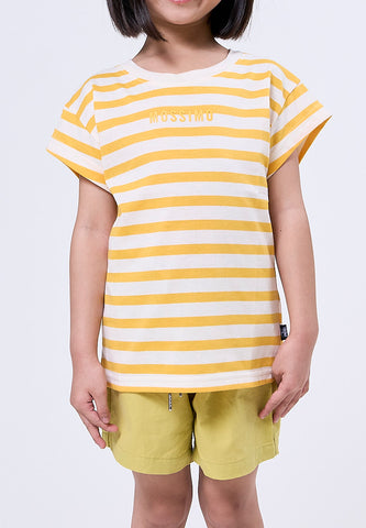 Mossimo Kids Alexandra Spectra Yellow Striped Tshirt