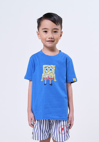 Mossimo Kids Spongebob White Mid Length Stripes Board Shorts