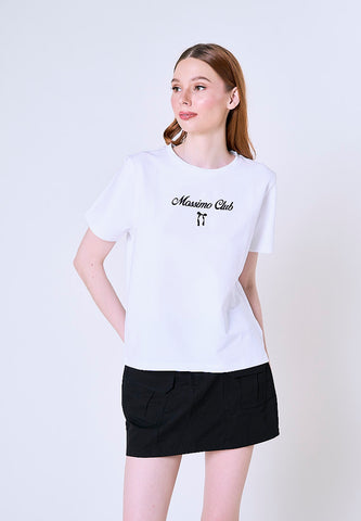 Mossimo Soleil White Comfort Fit Tee