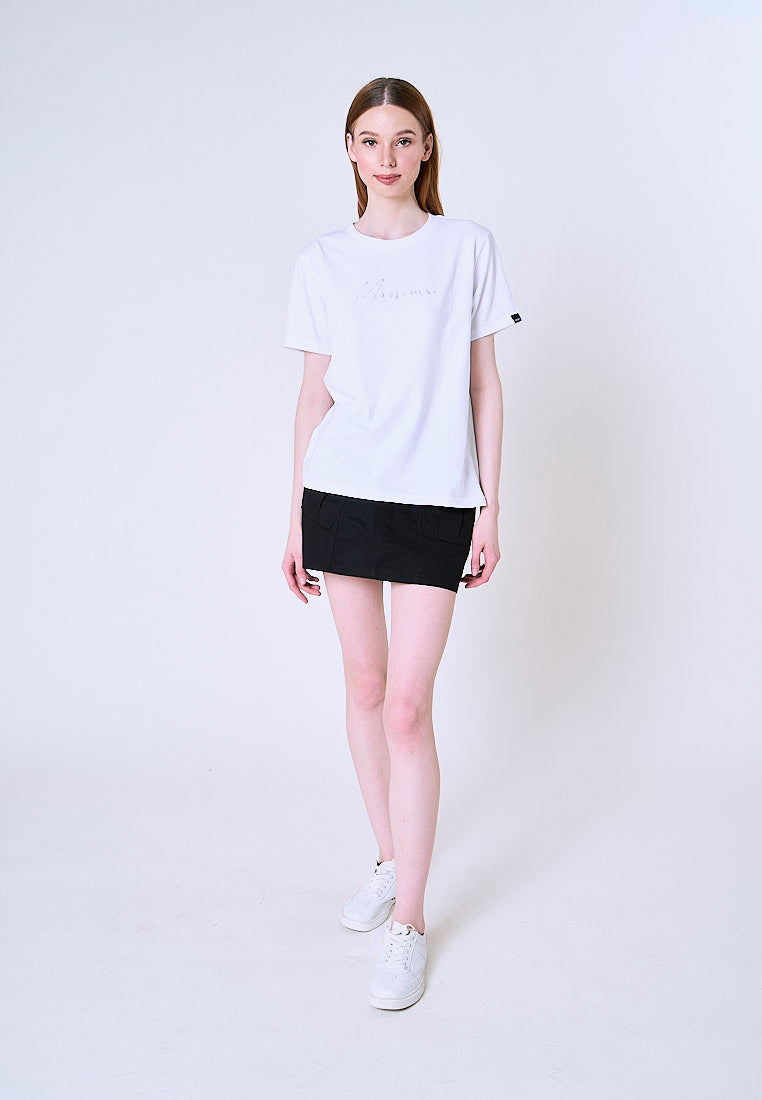 Mossimo Mirabelle White Classic Fit Tee