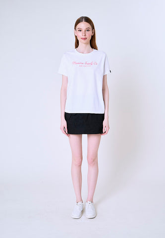 Mossimo Fiora White Classic Fit Tee