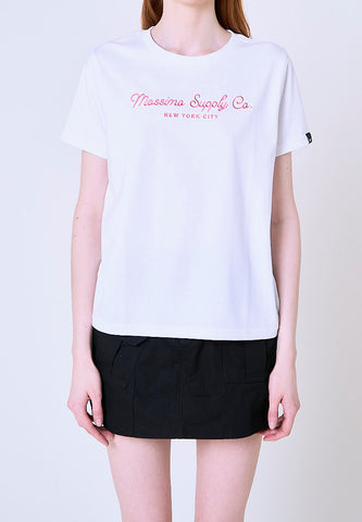 Mossimo Fiora White Classic Fit Tee