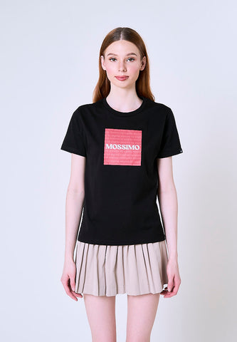 Mossimo Yasmin Black Classic Fit Tee