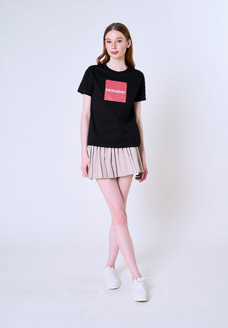 Mossimo Yasmin Black Classic Fit Tee