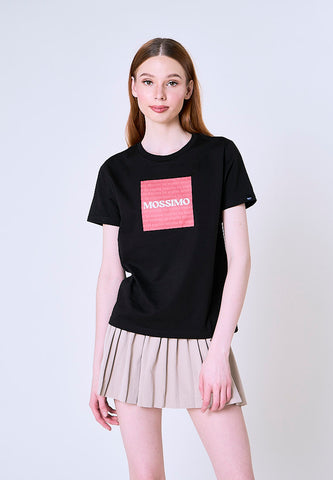 Mossimo Yasmin Black Classic Fit Tee