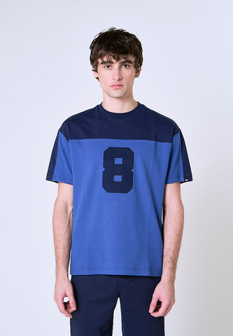Mossimo Elias Blue Urban Fit Tee