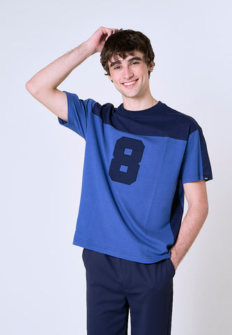 Mossimo Elias Blue Urban Fit Tee